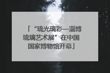 “琉光璃彩—淄博琉璃艺术展”在中国国家博物馆开幕