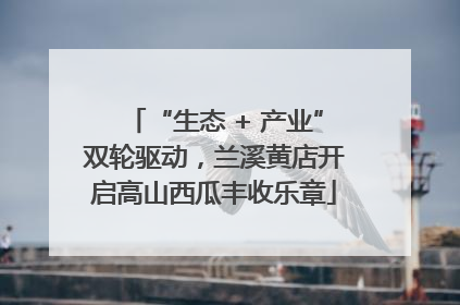 “生态 + 产业”双轮驱动，兰溪黄店开启高山西瓜丰收乐章