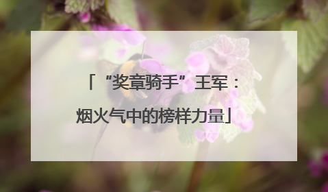 “奖章骑手”王军：烟火气中的榜样力量