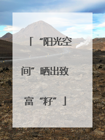 “阳光空间”晒出致富“籽”