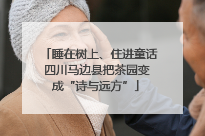 睡在树上、住进童话 四川马边县把茶园变成“诗与远方”