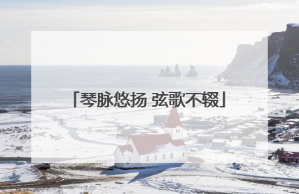 琴脉悠扬 弦歌不辍
