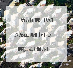 第五届荆江认知沙龙在荆州市中心医院成功举办