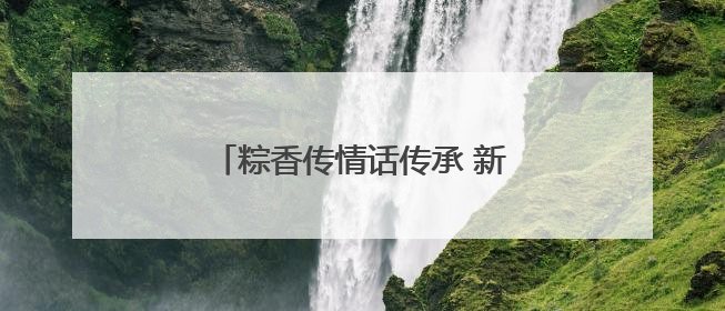 粽香传情话传承 新野法院开展“我们的节日・端午”主题活动