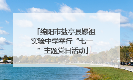 绵阳市盐亭县嫘祖实验中学举行“七一”主题党日活动