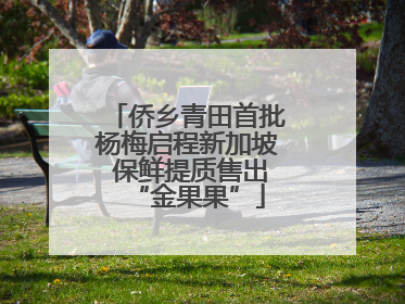 侨乡青田首批杨梅启程新加坡 保鲜提质售出“金果果”