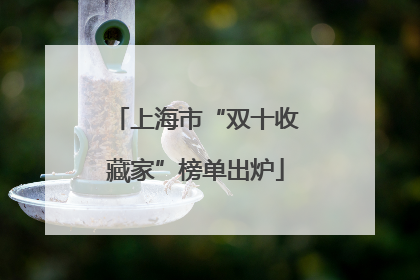上海市“双十收藏家”榜单出炉