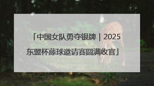 中国女队勇夺银牌｜2025东盟杯藤球邀请赛圆满收官