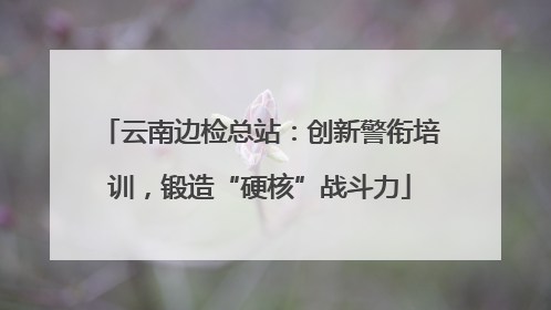 云南边检总站：创新警衔培训，锻造“硬核”战斗力