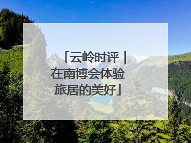 云岭时评｜在南博会体验旅居的美好
