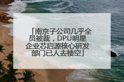 南京子公司几乎全员被裁，DPU明星企业芯启源核心研发部门已人去楼空