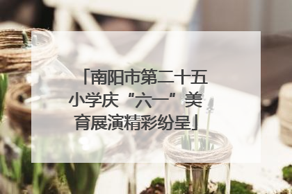 南阳市第二十五小学庆“六一”美育展演精彩纷呈