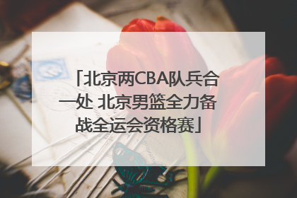 北京两CBA队兵合一处 北京男篮全力备战全运会资格赛