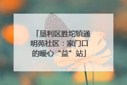 垦利区胜坨镇通明苑社区：家门口的暖心“益”站