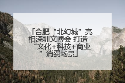合肥“北幻城”亮相深圳文博会 打造“文化+科技+商业”消费场景