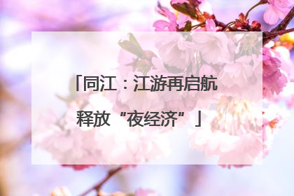 同江：江游再启航 释放“夜经济”
