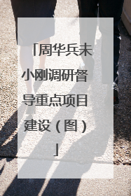周华兵未小刚调研督导重点项目建设（图）