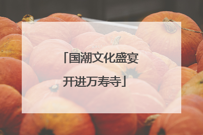 国潮文化盛宴开进万寿寺