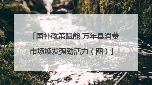 国补政策赋能 万年县消费市场焕发强劲活力（图）