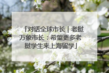 对话全球市长｜老挝万象市长：希望更多老挝学生来上海留学