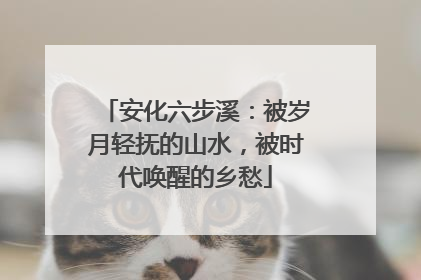安化六步溪：被岁月轻抚的山水，被时代唤醒的乡愁