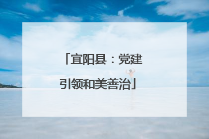 宜阳县：党建引领和美善治