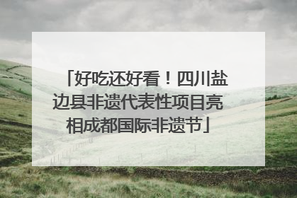 好吃还好看！四川盐边县非遗代表性项目亮相成都国际非遗节