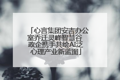 心言集团安吉办公室乔迁灵峰智慧谷 政企携手共绘AI泛心理产业新蓝图