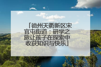 德州天衢新区宋官屯街道：研学之旅让孩子在探索中收获知识与快乐