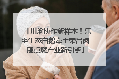 川渝协作新样本！乐至生态白鹅牵手荣昌卤鹅点燃产业新引擎