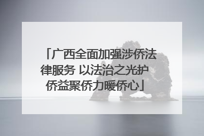 广西全面加强涉侨法律服务 以法治之光护侨益聚侨力暖侨心