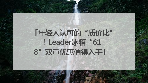 年轻人认可的“质价比”！Leader冰箱“618”双重优惠值得入手