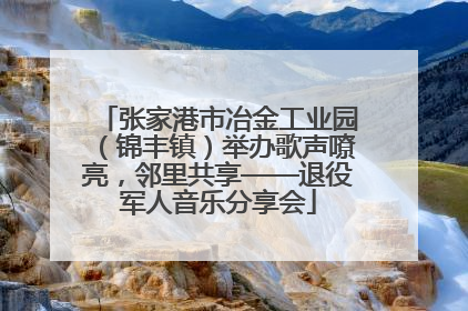 张家港市冶金工业园（锦丰镇）举办歌声嘹亮，邻里共享——退役军人音乐分享会