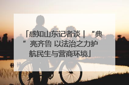 感知山东记者谈｜“典”亮齐鲁 以法治之力护航民生与营商环境