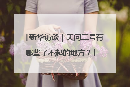新华访谈｜天问二号有哪些了不起的地方？