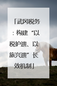 武冈税务：构建“以税护遗、以旅兴遗”长效机制