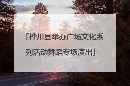 桦川县举办广场文化系列活动舞蹈专场演出