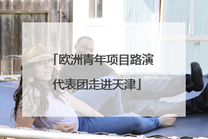 欧洲青年项目路演代表团走进天津