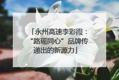 永州高速李彩霞：“路瑶同心”品牌传递出的新源力