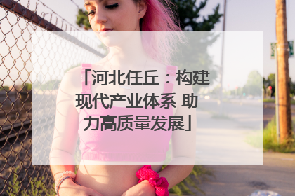 河北任丘：构建现代产业体系 助力高质量发展