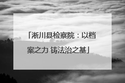 淅川县检察院：以档案之力 铸法治之基