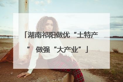 湖南祁阳做优“土特产” 做强“大产业”