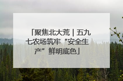 聚焦北大荒｜五九七农场筑牢“安全生产”鲜明底色