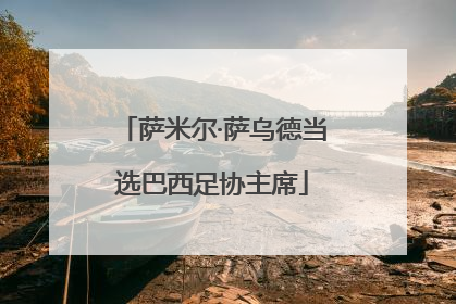 萨米尔·萨乌德当选巴西足协主席