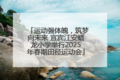 运动强体魄，筑梦向未来 宜宾江安蟠龙小学举行2025年春期田径运动会