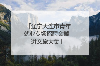 辽宁大连市青年就业专场招聘会搬进文旅大集