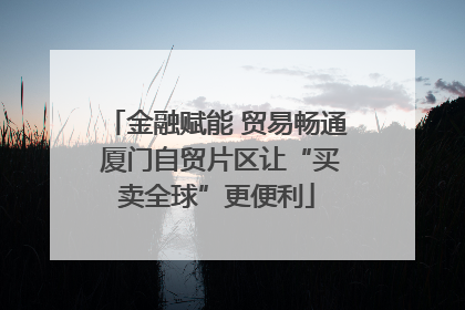 金融赋能 贸易畅通 厦门自贸片区让“买卖全球”更便利