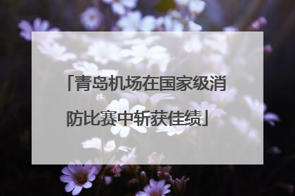 青岛机场在国家级消防比赛中斩获佳绩