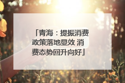青海：提振消费政策落地显效 消费态势回升向好