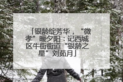 银龄绽芳华，“微孝”暖夕阳：记西城区牛街街道“银龄之星”刘茹月